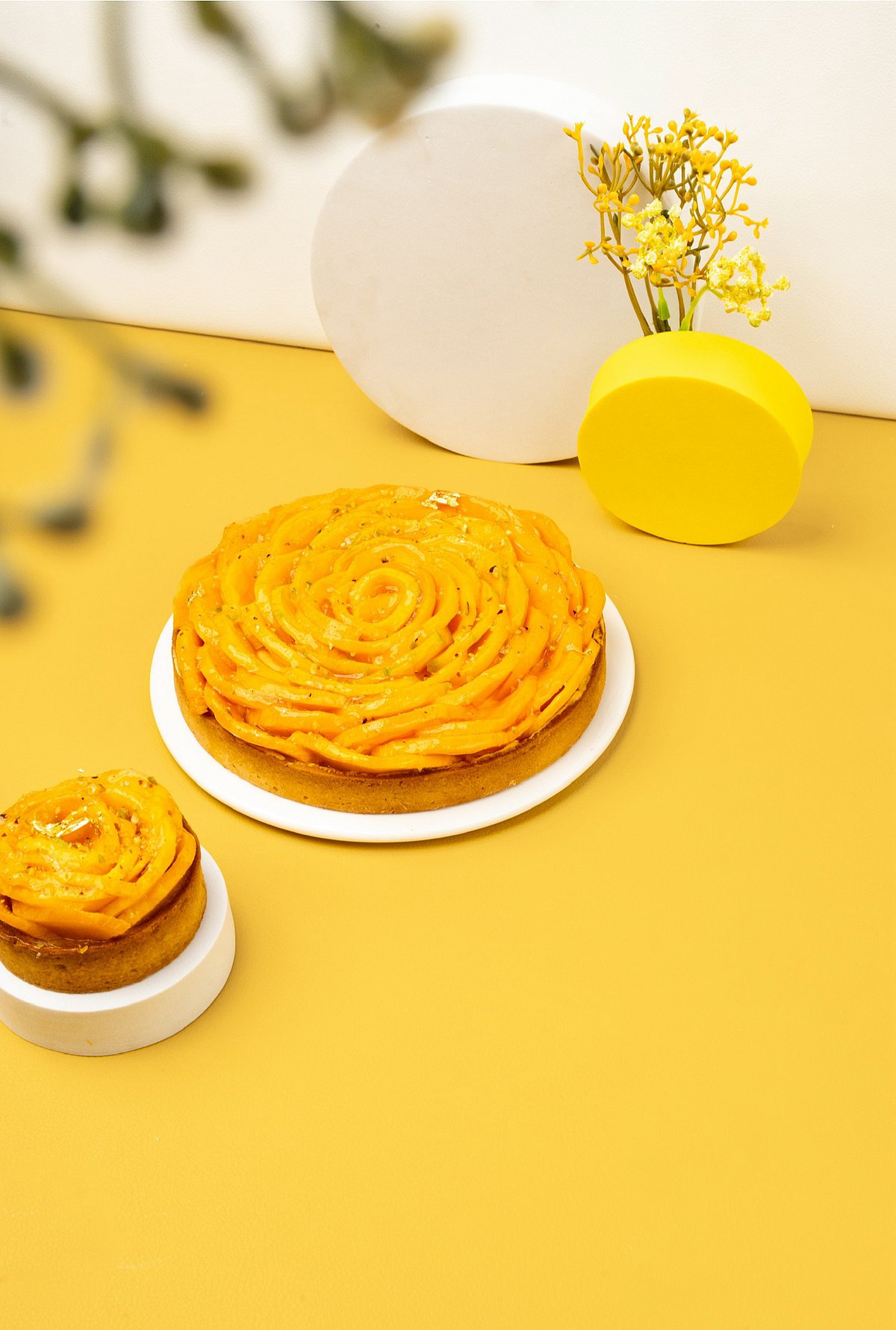 Mango Rose Tart